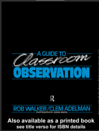 Image of A GUIDE TO CLASSROOM OBSERVATION