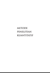 Image of METODE PENELITIAN KUANTITATIF