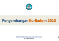 Image of Pengembangan Kurikulum 2013