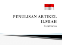 Image of PENULISAN ARTIKEL ILMIAH