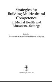 Strategies for Building Multicultural Competence