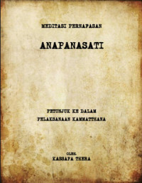 Image of MEDITASI PERNAFASAN     ANAPANASATI