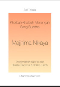Image of Kitab Suci Khotbah-khotbah Menengah Sang Buddha   Majjhima Nikāya