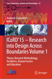 Image of Research
into Design Across
Boundaries Volume 1