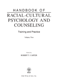Image of RACIAL-CULTURAL PSYCHOLOGY AND COUNSELING