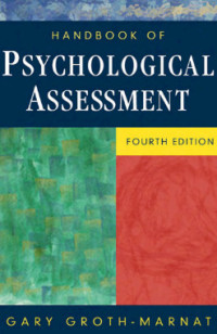 Image of HANDBOOK OF PSYCHOLOGICAL ASSESSMENT