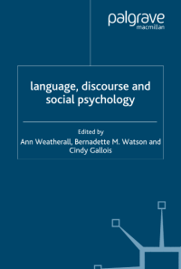 language, discourse and social psychology