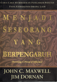 Image of Menjadi Seseorang Yang Berpengaruh(Becoming A Person Of Inflnence