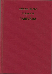 Image of Kitab Suci Tipitaka -Vinaya Pitaka Volume VI =Parivāra
