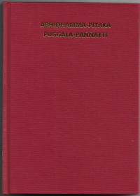 Image of Kitab Suci Tipitaka : Abhidhamma Pitaka = Puggala-Pannati