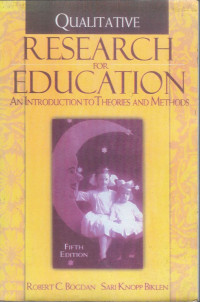 Image of Qualitative Research for Education: An Introduction to Theories and Methods