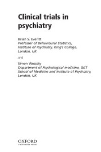 Clinical trials in psychiatry