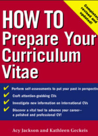 Image of HOW TO Prepare Your Curriculum Vitae