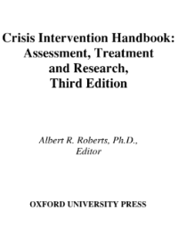 Crisis Intervention Handbook: Assessment, Treatment and Research,