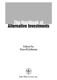 Image of The Handbook of Alternative Investments