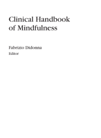 Clinical Handbook of Mindfulness