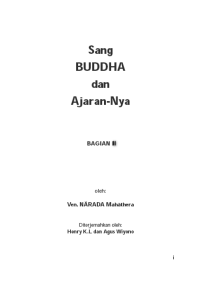 Sang Buddha dan Ajarannya 2