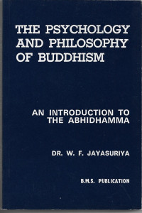 Image of The Psychology And Philhosophy of Buddhism : An Introduction to The Abhidhamma