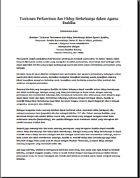 Image of Tuntunan Perkawinan dan Hidup Berkeluarga dalam Agama Buddha