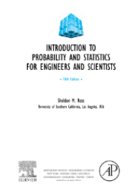 Image of INTRODUCTION TO PROBABILITY AND STATISTICS FOR ENGINEERS AND SCIENTISTS