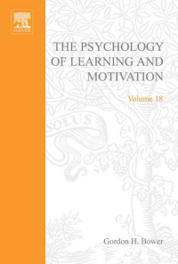 Image of THE PSYCHOLOGY OF LEARNING AND MOTIVATION