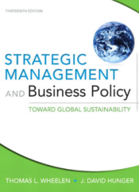 Image of Strategic Management and Business Policy
