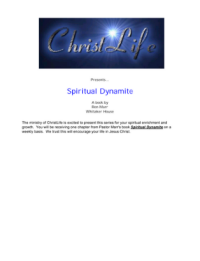 Image of Spiritual Dynamite