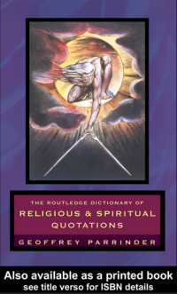 Image of THE ROUTLEDGE DICTIONARY OF RELIGIOUS & SPIRITUAL QUOTATIONS
