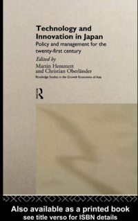 Image of TECHNOLOGY AND INNOVATION IN JAPAN