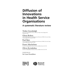 Image of Diffusion of Innovations in Health Service Organisations