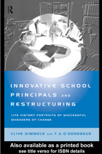 INNOVATIVE SCHOOL PRINCIPALS AND

RESTRUCTURING