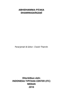 Image of KITAB SUCI ABHIDHAMMA-PIṬAKA DHAMMASAṄGAṆĪ