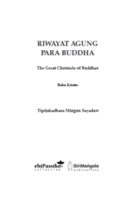 Image of RIWAYAT AGUNG
PARA BUDDHA buku kesatu