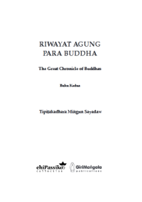Image of RIWAYAT AGUNG
PARA BUDDHA Buku Kedua