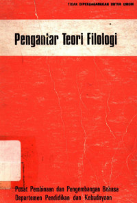 Pengantar Teori Filologi