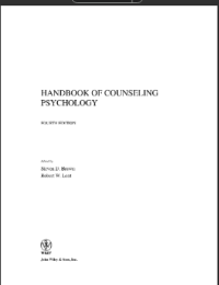 HANDBOOK OF COUNSELING PSYCHOLOGY