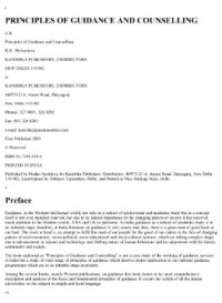 Image of PRINCIPLES OF GUIDANCE AND COUNSELLING