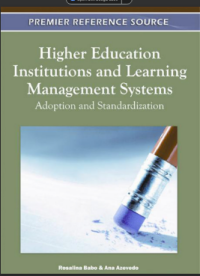 Image of Higher Education Institutions and Learning Management Systems: Adoption and Standardization