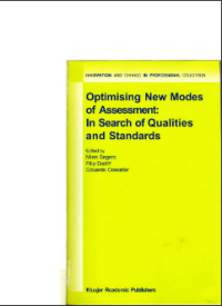 Optimising New Modes of Assessment: In Search of Qualities and Standards