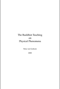 Image of The Buddhist Teaching on Physical Phenomena