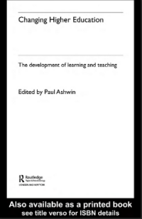 Image of Changing Higher Education